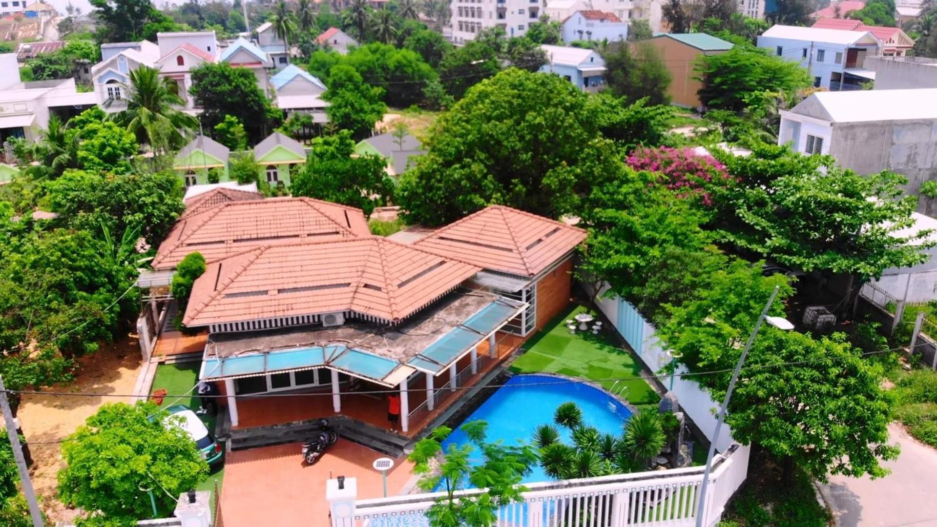 B&H Villa - Villa Has Swimming Pool Lang Co Luaran gambar